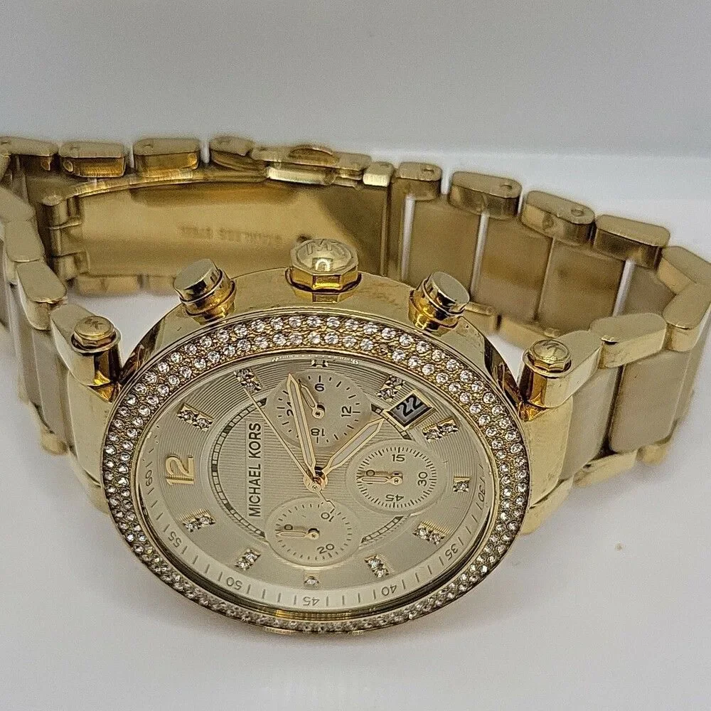 Michael Kors Parker MK5632 Womens Stainless Steel Analog Dial Quartz Watch AM526